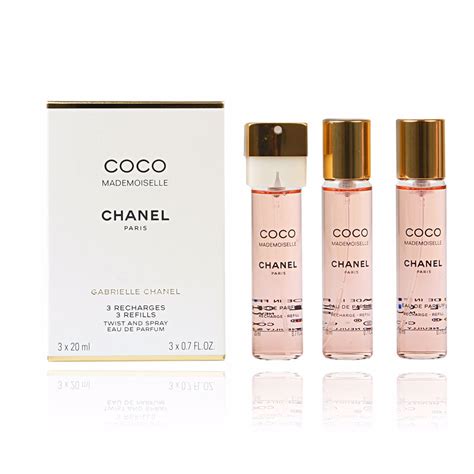 chanel coco mademoiselle twist refill|CHANEL COCO MADEMOISELLE Eau De Toilette Twist & Spray 3x20ml Refill.